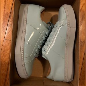 GREATS Royale Light Blue Patent Leather Sneakers
